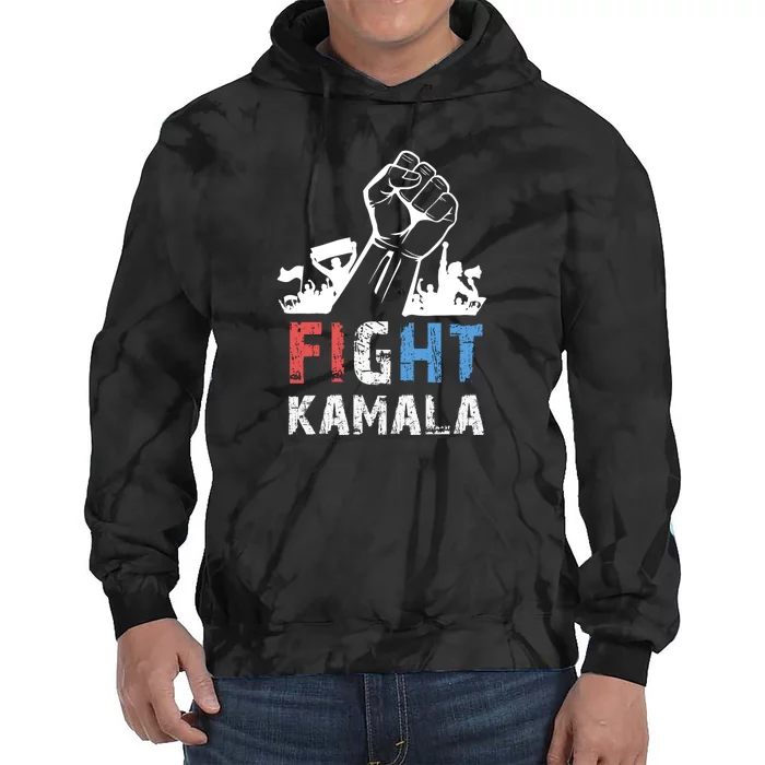 Kamala Harris Fight For America 2024 Tie Dye Hoodie