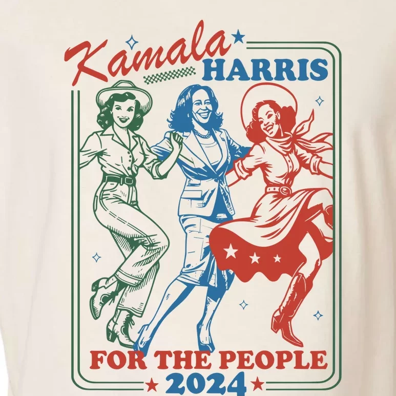 Kamala Harris For The People 2024 Garment-Dyed Women's Muscle Tee