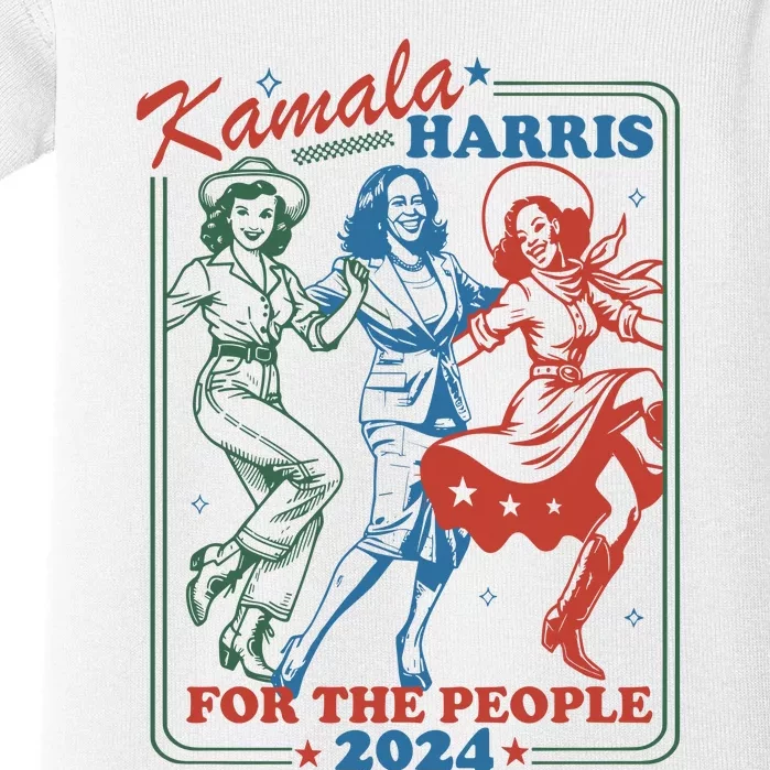 Kamala Harris For The People 2024 Baby Bodysuit