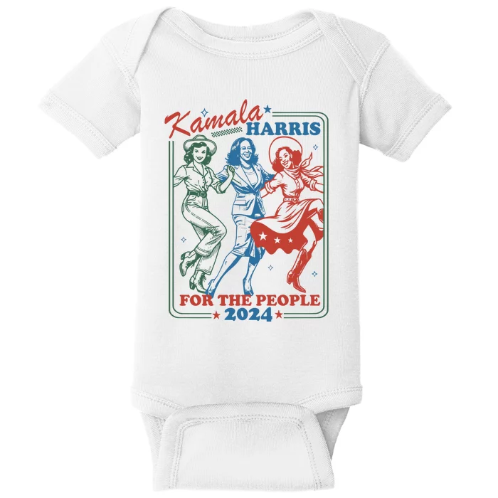 Kamala Harris For The People 2024 Baby Bodysuit