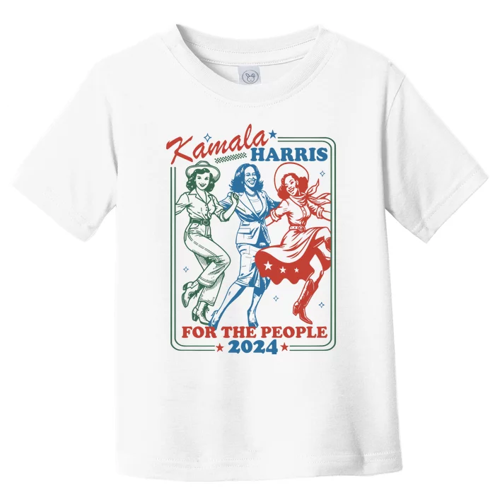 Kamala Harris For The People 2024 Toddler T-Shirt