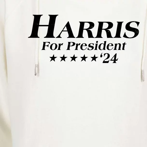 Kamala Harris For President 2024 Womens Funnel Neck Pullover Hood