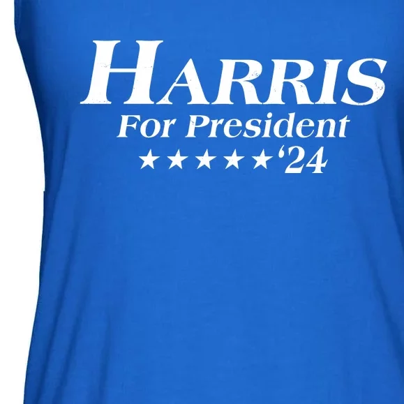 Kamala Harris For President 2024 Ladies Essential Flowy Tank