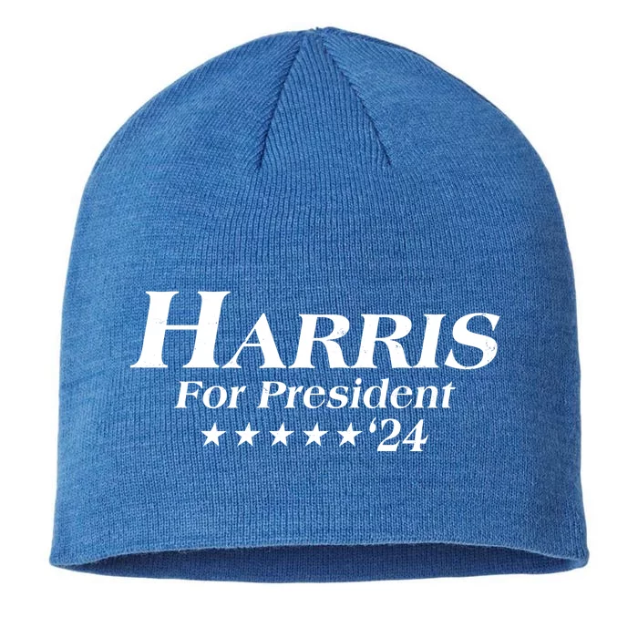 Kamala Harris For President 2024 8 1/2in Sustainable Knit Beanie