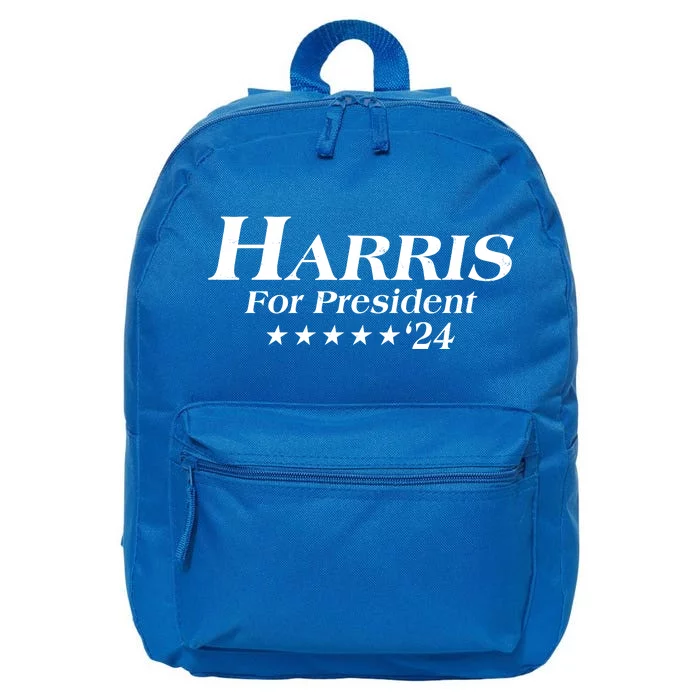 Kamala Harris For President 2024 16 in Basic Backpack