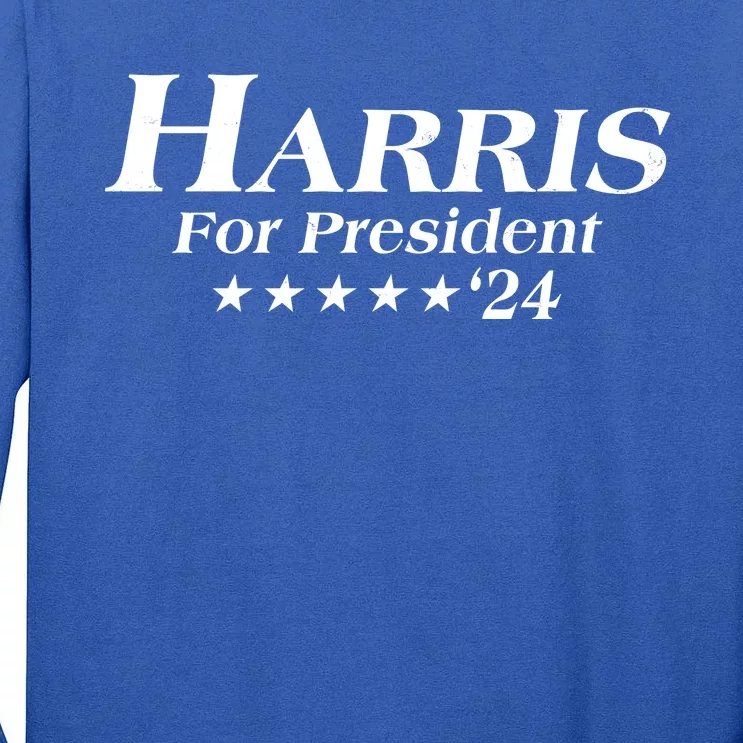 Kamala Harris For President 2024 Tall Long Sleeve T-Shirt