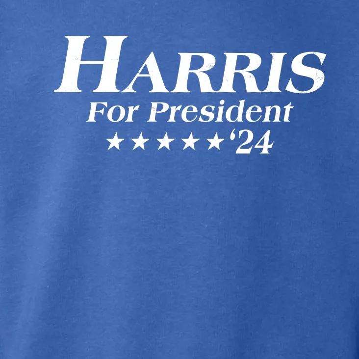 Kamala Harris For President 2024 Toddler Hoodie