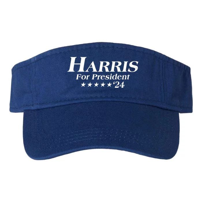 Kamala Harris For President 2024 Valucap Bio-Washed Visor