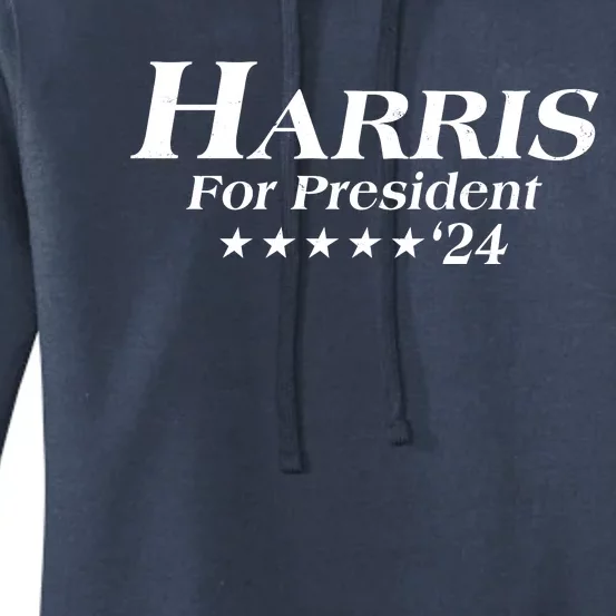 Kamala Harris For President 2024 Women's Pullover Hoodie