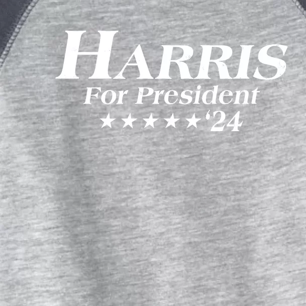 Kamala Harris For President 2024 Toddler Fine Jersey T-Shirt