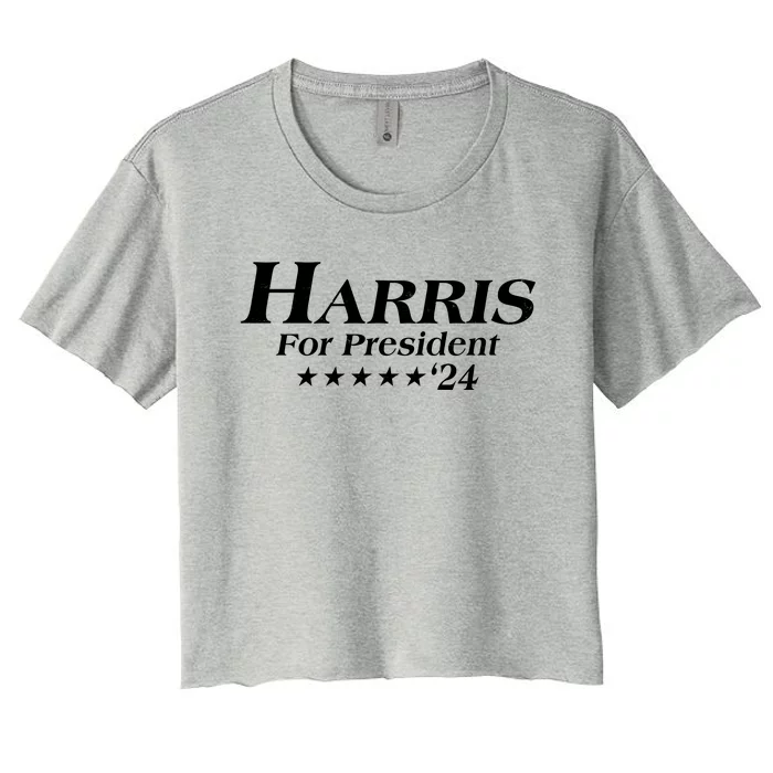 Kamala Harris For President 2024 Women's Crop Top Tee