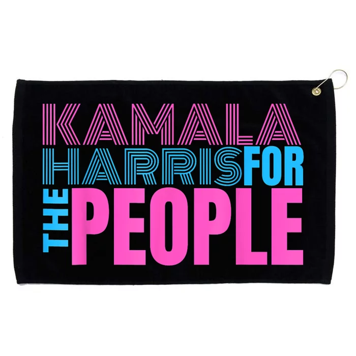 Kamala Harris For The People Grommeted Golf Towel