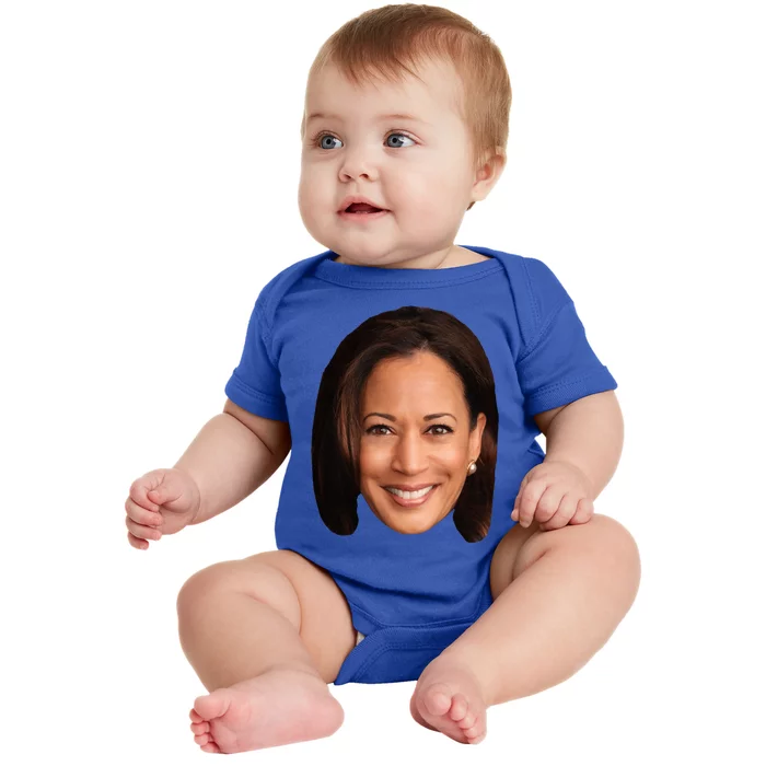 Kamala Harris Face 2024 Baby Bodysuit