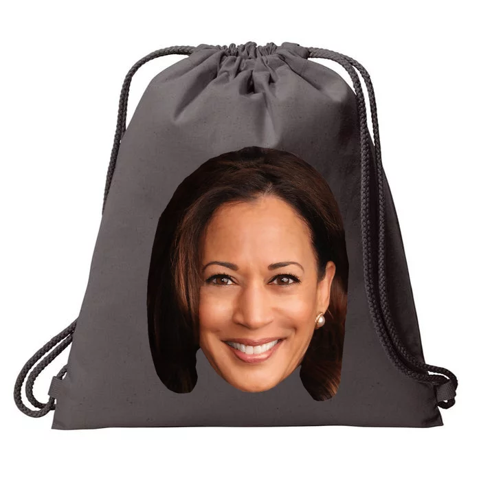 Kamala Harris Face 2024 Drawstring Bag