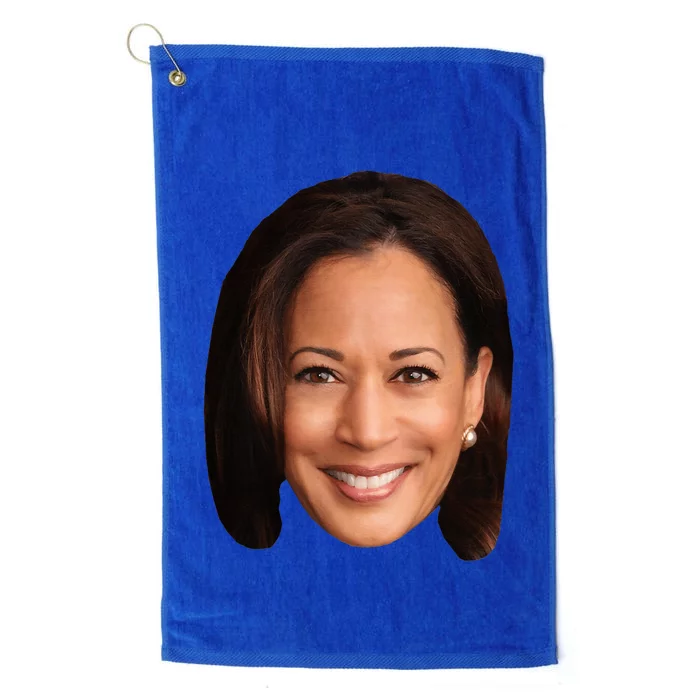 Kamala Harris Face 2024 Platinum Collection Golf Towel