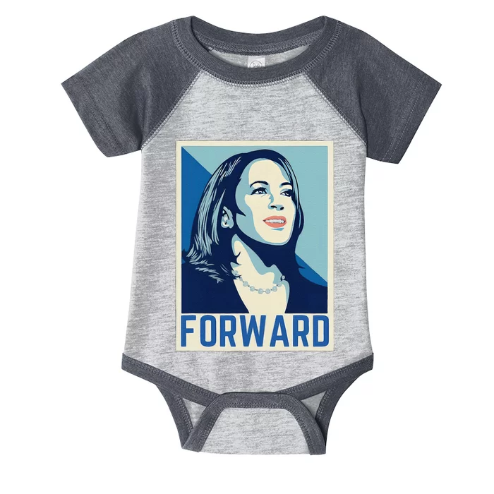 Kamala Harris Forward 2024 Presidential Election President Infant Baby Jersey Bodysuit