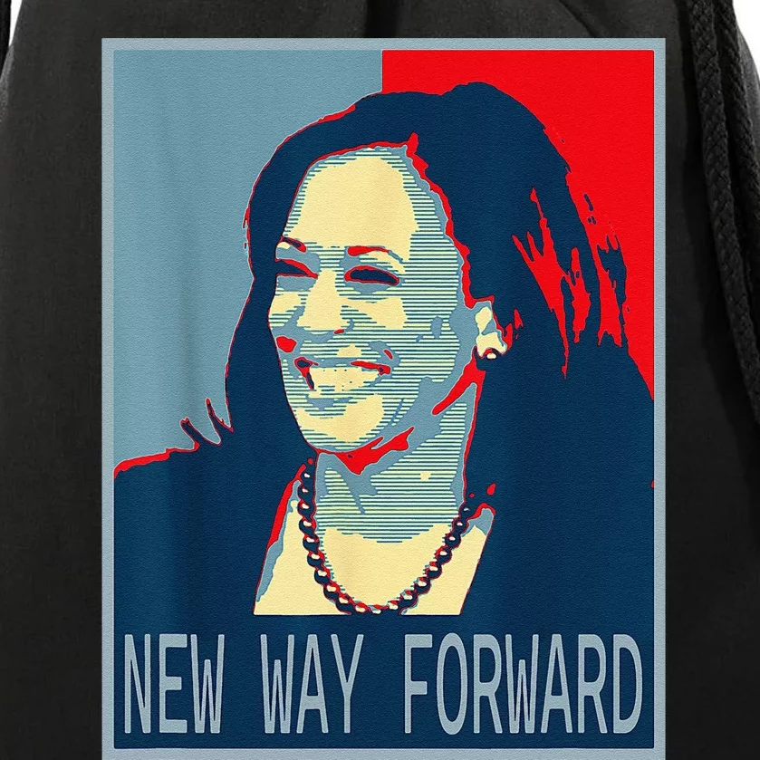 Kamala Harris Forward 2024 Presidential Election President Drawstring Bag