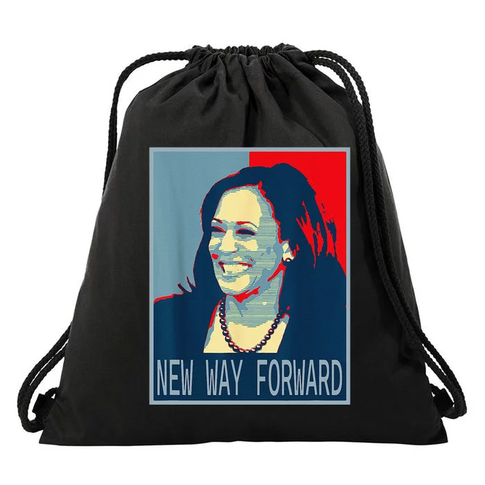 Kamala Harris Forward 2024 Presidential Election President Drawstring Bag