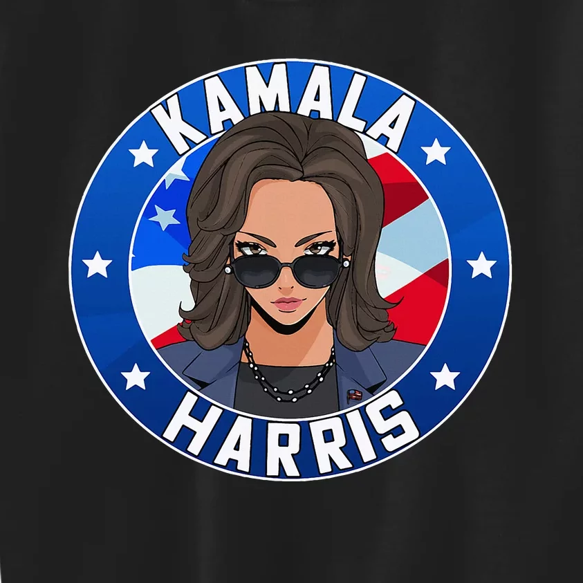 Kamala Harris For President 2024 Vote Democrat Kids Sweatshirt