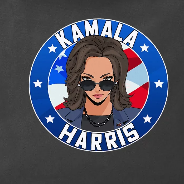 Kamala Harris For President 2024 Vote Democrat Zip Tote Bag