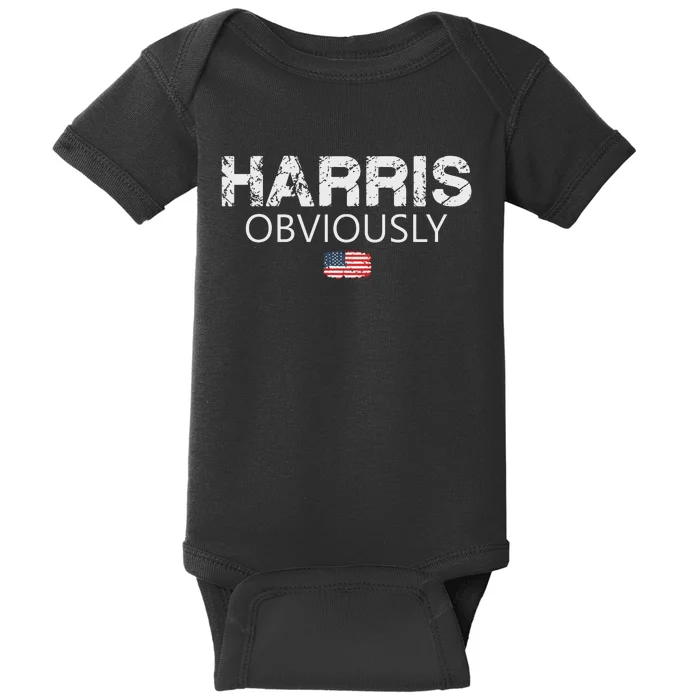 Kamala Harris For President 2024 Baby Bodysuit