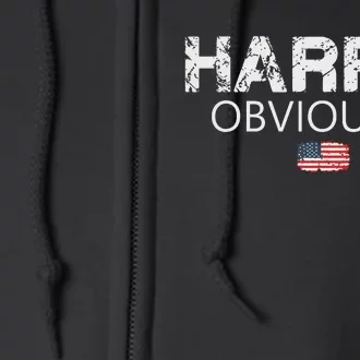 Kamala Harris For President 2024 Full Zip Hoodie