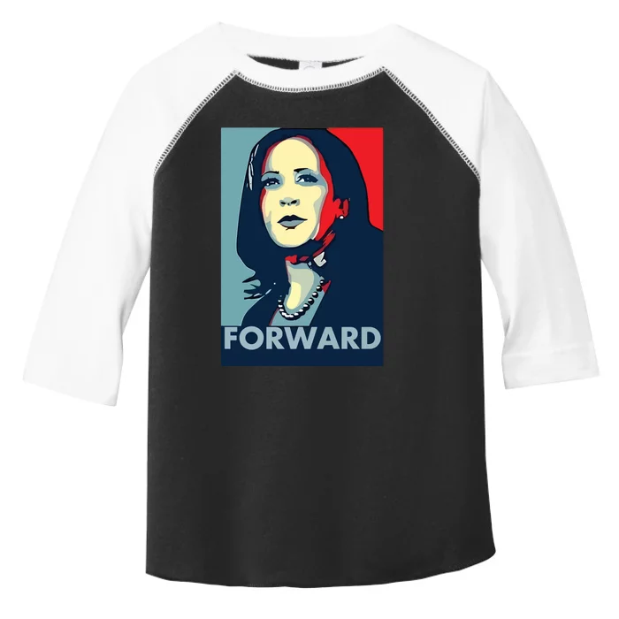 Kamala Harris Forward 2024 Presidential Election President Toddler Fine Jersey T-Shirt