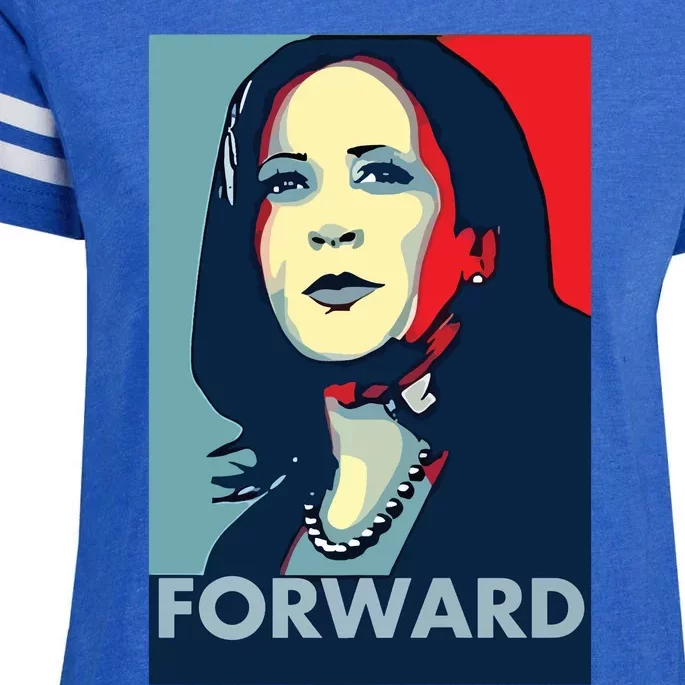 Kamala Harris Forward 2024 Presidential Election President Enza Ladies Jersey Football T-Shirt