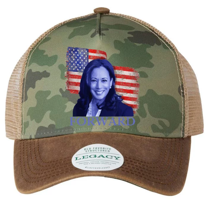 Kamala Harris Forward 2024 Presidential Election President Legacy Tie Dye Trucker Hat