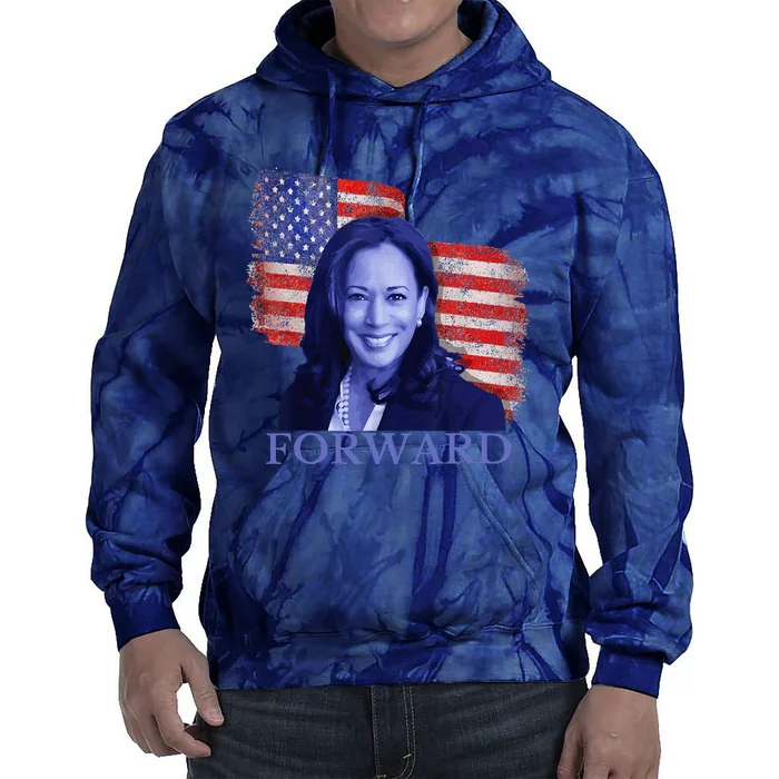 Kamala Harris Forward 2024 Presidential Election President Tie Dye Hoodie