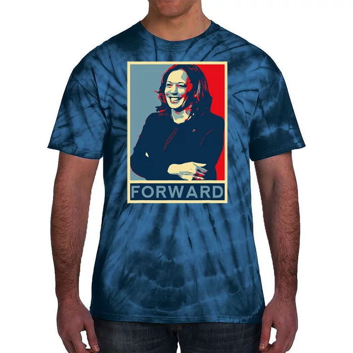 Kamala Harris Forward 2024 Presidential Election President Tie-Dye T-Shirt