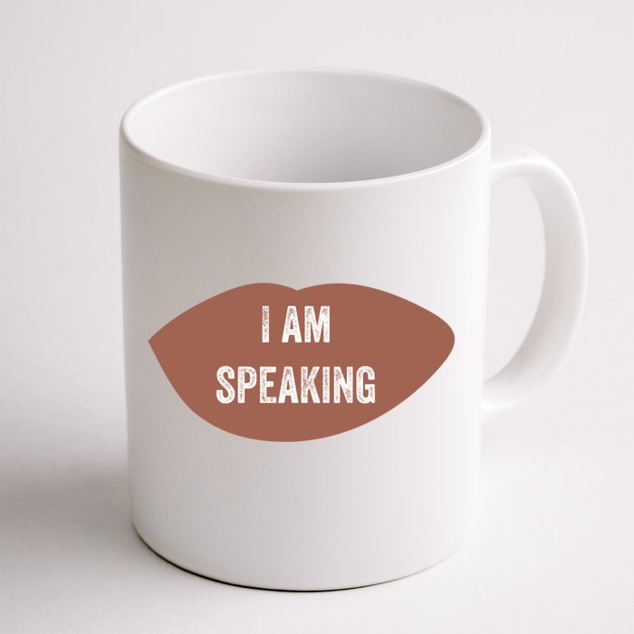 Kamala Harris Female Vice President I Am Speaking Empowered Cool Gift Front & Back Coffee Mug