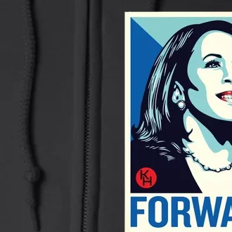 Kamala Harris Forward Full Zip Hoodie