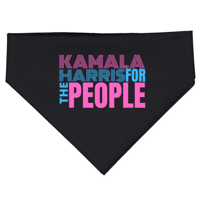 Kamala Harris For The People USA-Made Doggie Bandana