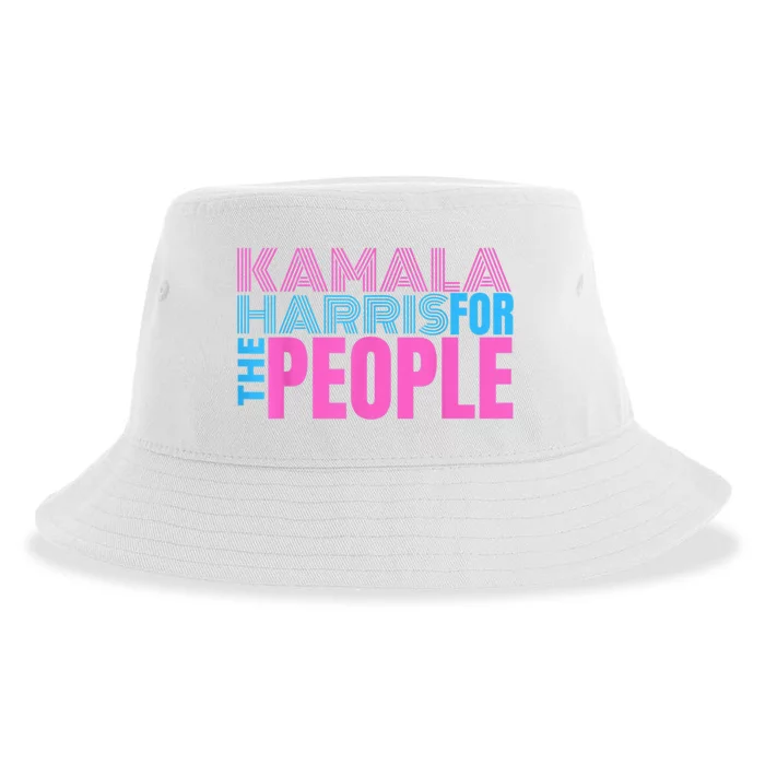 Kamala Harris For The People Kamala Harris For President 2024 Sustainable Bucket Hat