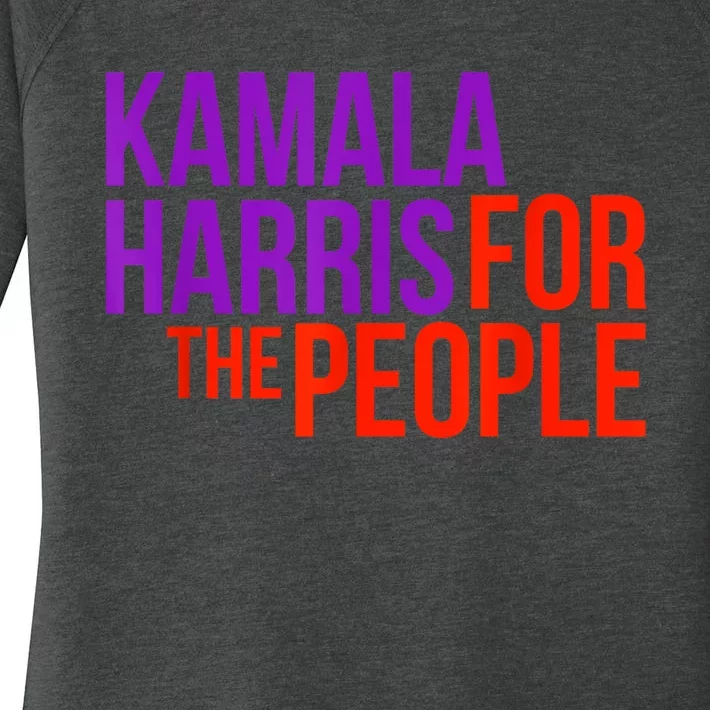 Kamala Harris For The People Kamala 2024 Women's Perfect Tri Tunic Long Sleeve Shirt