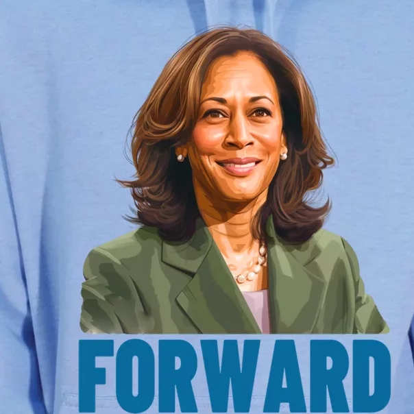 Kamala Harris Forward 2024 Portrait Outfit Vote Election Great Gift Unisex Surf Hoodie