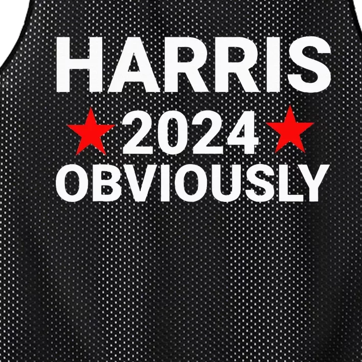 Kamala Harris For President Obviously Mesh Reversible Basketball Jersey Tank