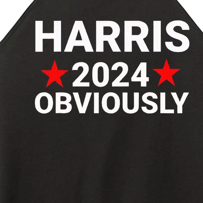 Kamala Harris For President Obviously Women’s Perfect Tri Rocker Tank