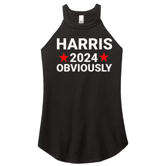 Kamala Harris For President Obviously Women’s Perfect Tri Rocker Tank