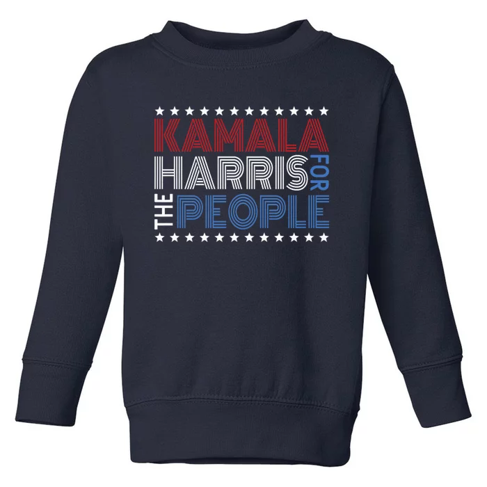 Kamala Harris For The People Kamala Harris President 2024 Toddler Sweatshirt