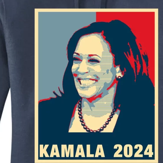 Kamala Harris For President 2024 Madam Vice President Funny Gift Women's Pullover Hoodie