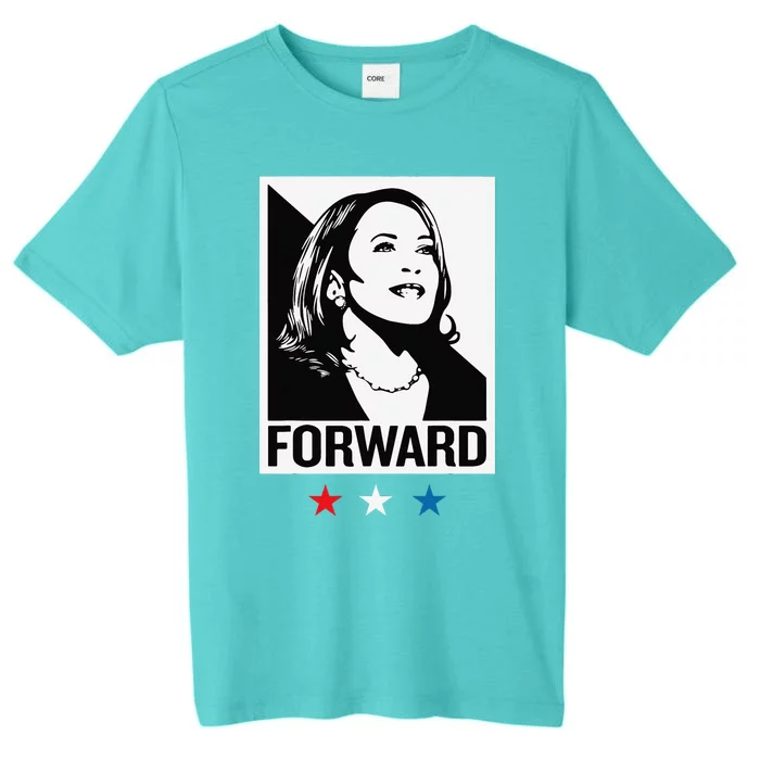 Kamala Harris Forward ChromaSoft Performance T-Shirt