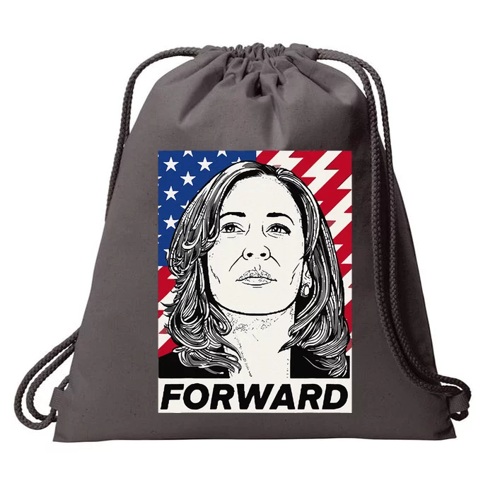 Kamala Harris Forward Drawstring Bag