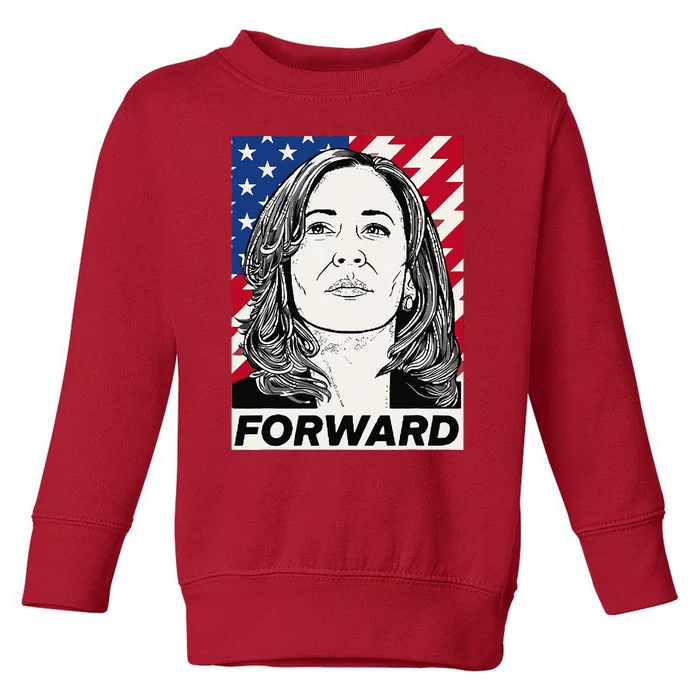 Kamala Harris Forward Toddler Sweatshirt