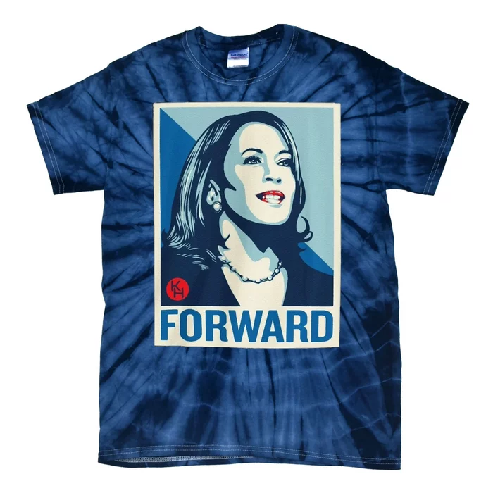 Kamala Harris Forward 2024 Presidential Election President Tie-Dye T-Shirt