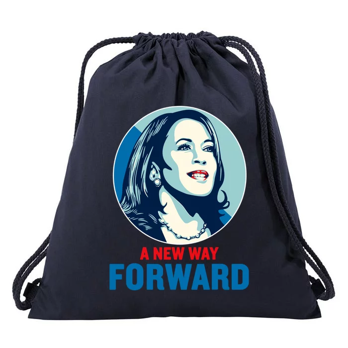 Kamala Harris Forward A New Forward Gift Drawstring Bag