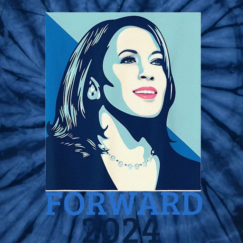 Kamala Harris Forward 2024 Presidential Election President Tie-Dye T-Shirt