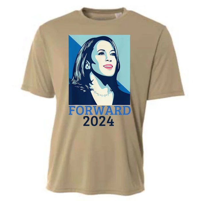 Kamala Harris Forward 2024 Presidential Election President Cooling Performance Crew T-Shirt