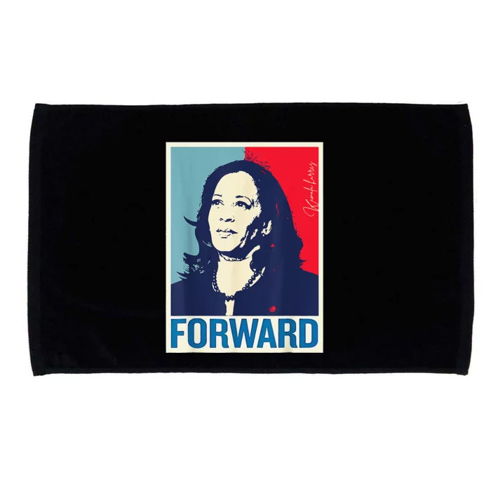 Kamala Harris Forward 2024 Presidential Election President Microfiber Hand Towel